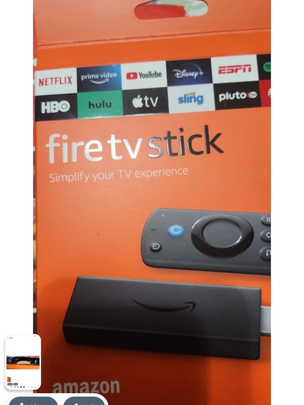 Amazon Fire TV Stick HD Streaming Device - Black 3rd Generation